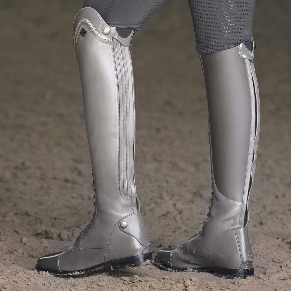 Imperial Riding Women s Riding Boots IRHOlania Grey Patent Crystal FUNDIS Equestrian
