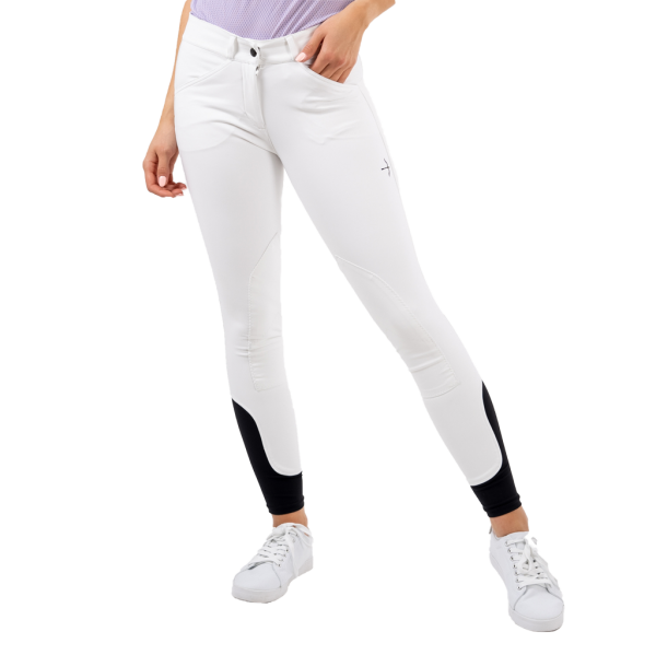 Laguso Women's Riding Breeches Laura Patch5 Layer, Fabric Knee Patch