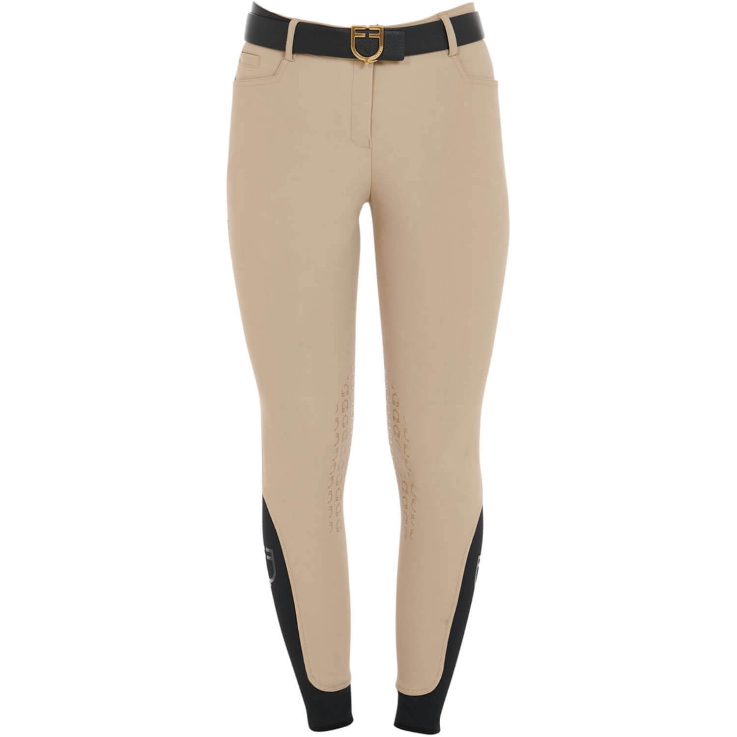 Equestro Reithose Damen, Kniebesatz, Knee-Grip