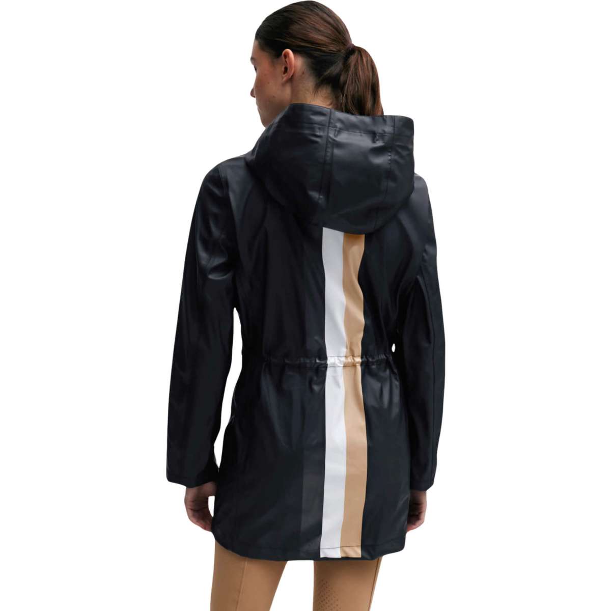 【PHOEBE ENGLISH】背面プリーツ Hooded Coat black PHOEBE ENGLISH】背面プリーツ Hooded Coat black TRS 439 BOXY