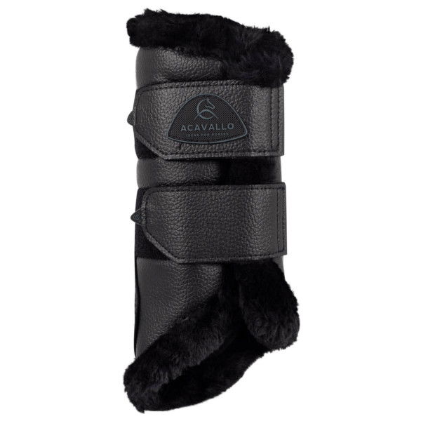 Acavallo Tendon Boots Eco-Leather, with Synthetic Fur