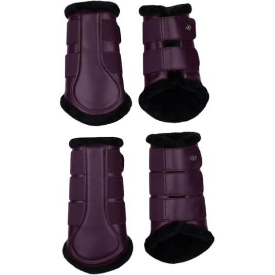 PS of Sweden Tendon Boots Premium FW24, Set of 4, Faux Fur