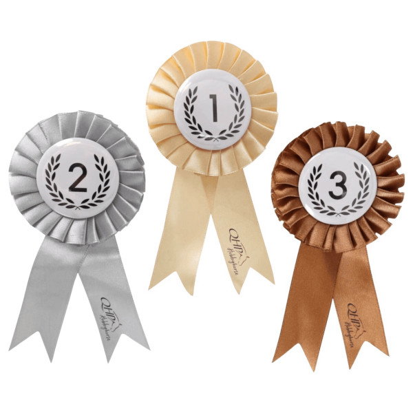 QHP Hobby Horse Rosette, 3-Pack, Rosettes