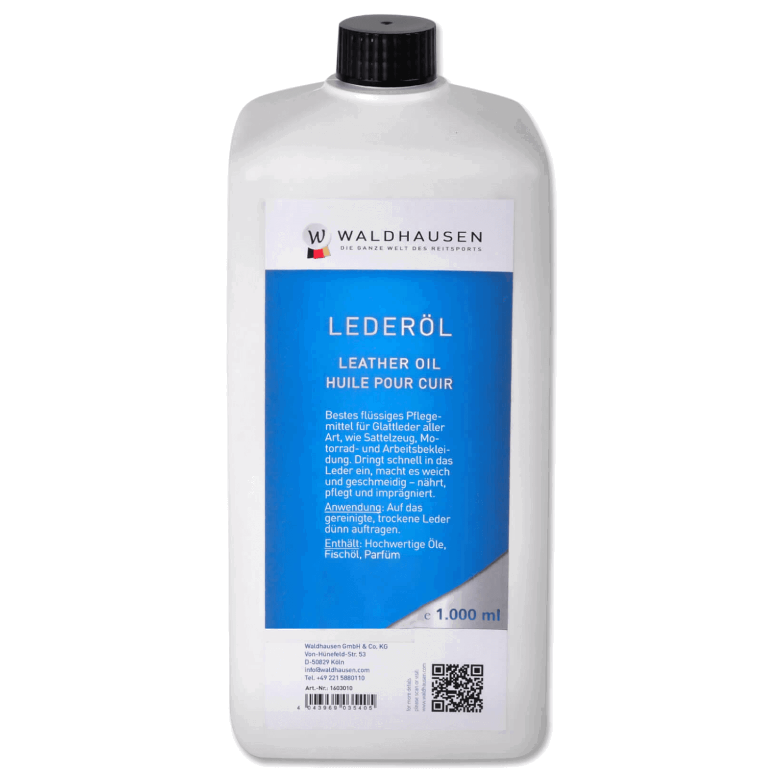 Waldhausen Lederöl, Lederpflege, Sattelpflege