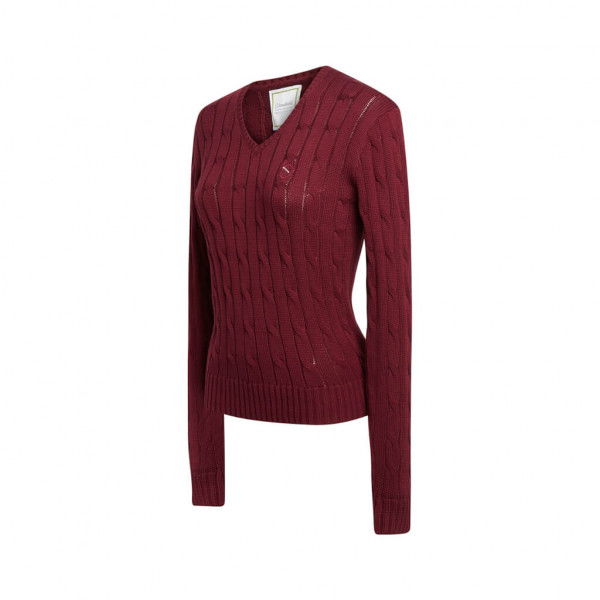 Samshield Pullover Damen Lisa Twisted HW22, langarm, V-Ausschnitt