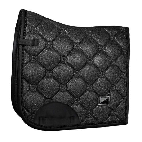 Equestrian Stockholm Schabracke All Black Glimmer, Dressurschabracke