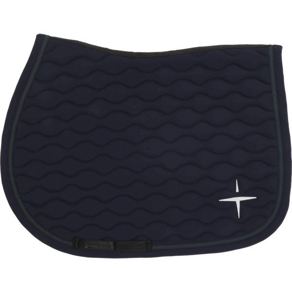 Trolle Saddle Pad Wave Tech-Jersey with Binding, Jumping Saddle Pad