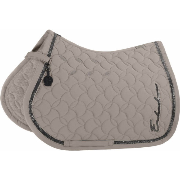 Eskadron Saddle Pad Pro Soft Glitter Platinum FW26, Jumping Saddle Pad