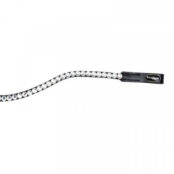 Kavalkade Browband Candlelight, Curved, Double Bridle Browband