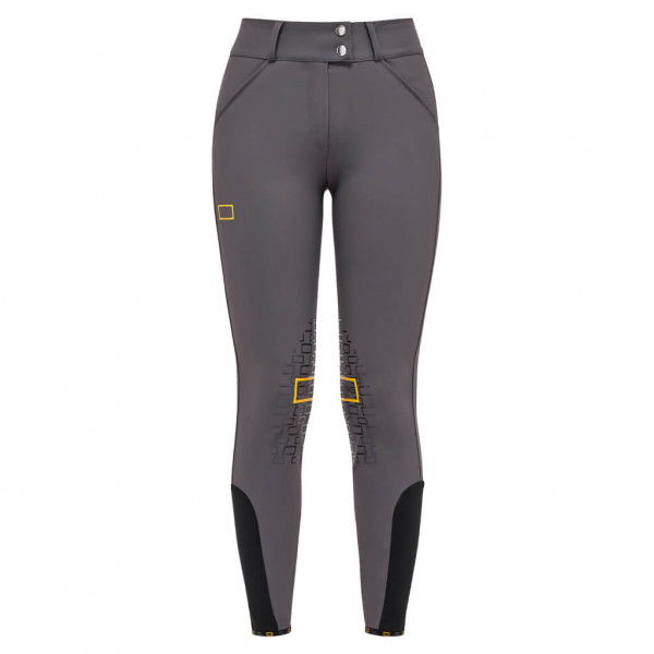 RG Italy Reithose Damen RG High Waist HW22, Kniebesatz, Knee-Grip