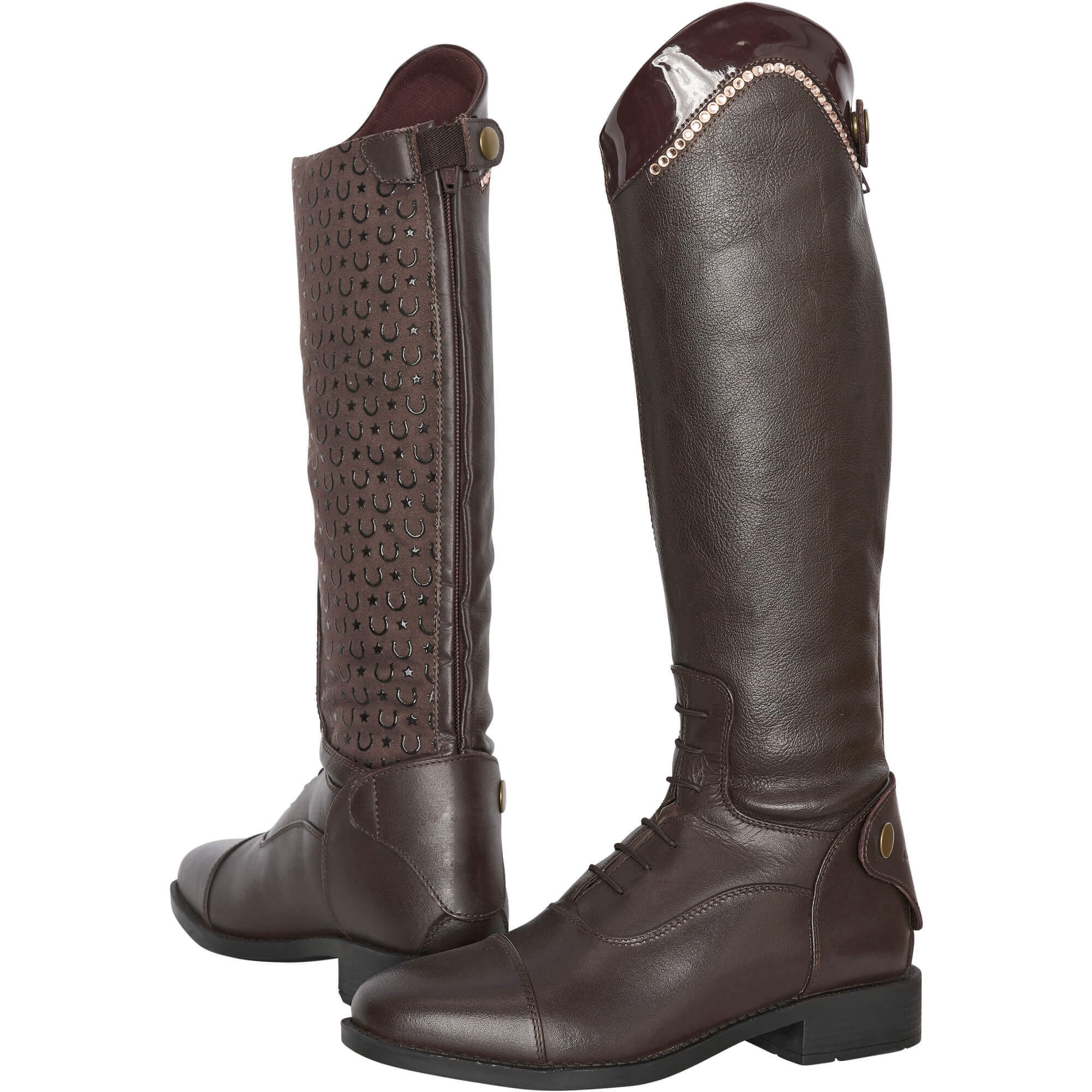 Imperial Riding Reitstiefel Mädchen IRHWalker Glam, Braun