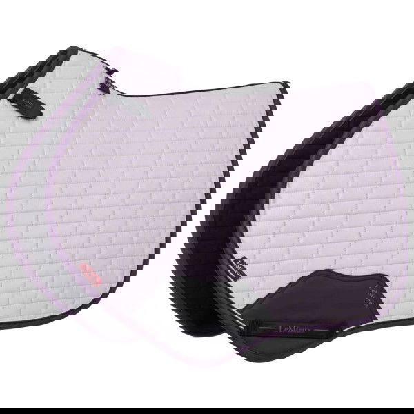 LeMieux Saddle Pad Suede Close Contact Square FW25, Jumping Saddle Pad