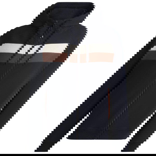 BOSS Equestrian Men's Zip Jacket River FW25, Sweat Jacket, Zip Hoodie