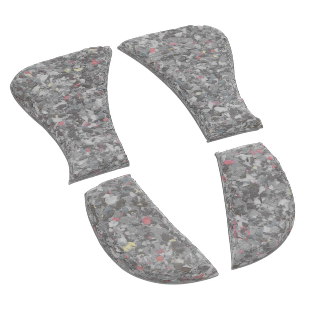 Christ V-Polster für Sattelpad Ultra Doppel Tasche mit Rand