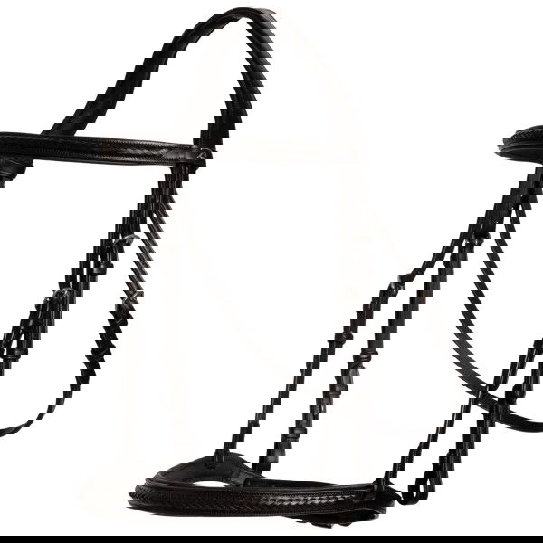 Dyon Bridle Flash NEC, Swedish Noseband, Plaited, without Flash Strap, without Reins