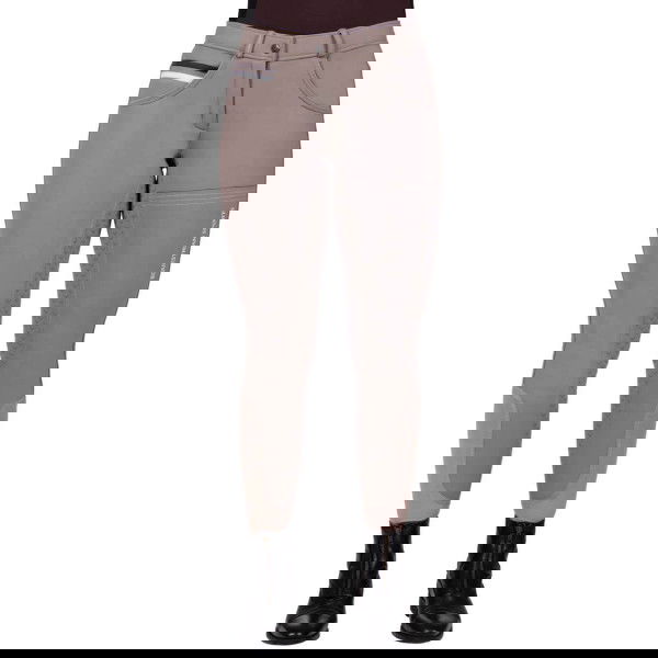 QHP Reithose Damen Emma, Vollbesatz, Full-Grip, Winterreithose, Softshell