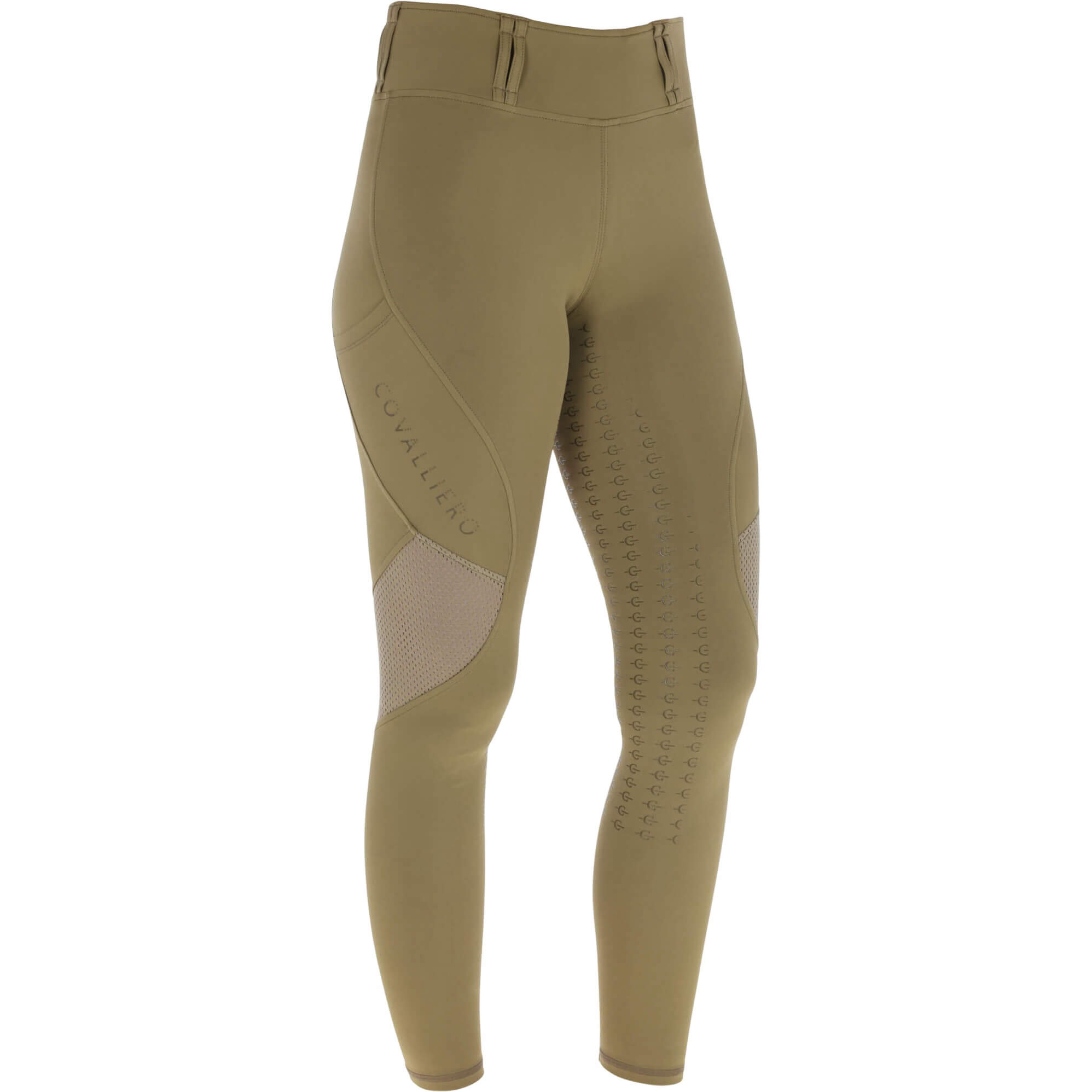 Covalliero Reitleggings Damen Mesh FS26, Vollbesatz, Full-Grip, Turnierreitleggings
