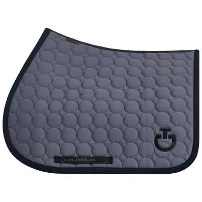 Cavalleria Toscana Saddle Pad Circle Quilted SS24, Jumping Saddle Pad