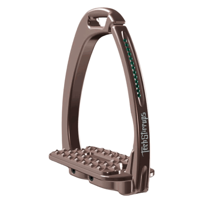 Tech Stirrups Steigbügel Venice Swarovski Flat Evo, Sicherheitssteigbügel