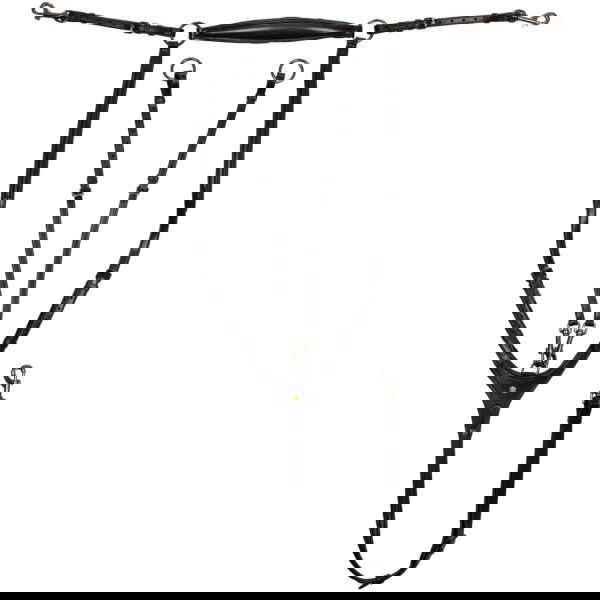 Equestro Vorderzeug, 3-Punkt, mit abnehmbarer Martingalgabel