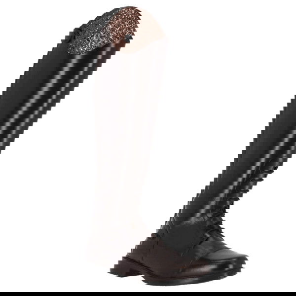 QHP Reitstiefel Romy Junior, Lederreitstiefel, Mädchen, Damen, Braun