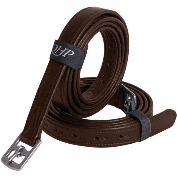 QHP Stirrup Leathers Strong, Leather