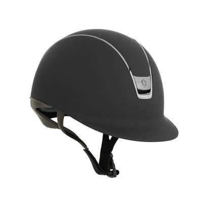 Samshield Reithelm Classic 2.0 Shadowmatt, Top Paint, Trim + Blason Black Chrome