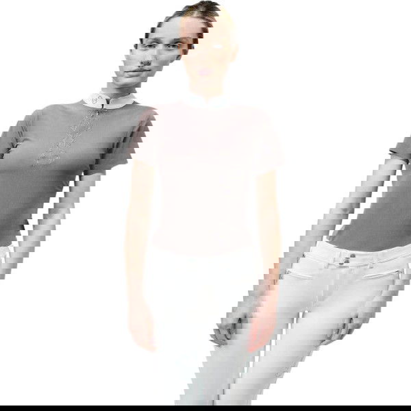 Samshield Women's Competition Shirt Loise Crystal Leaf, short-sleeved