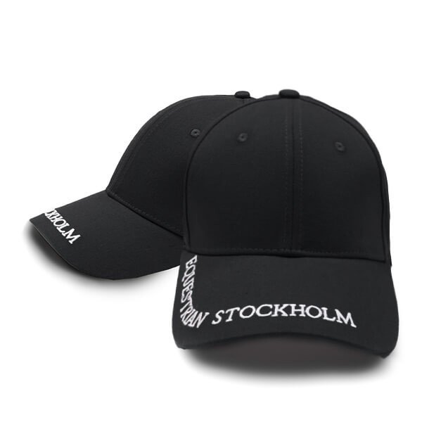 Equestrian Stockholm Basecap Black Raven, Cotton Cap