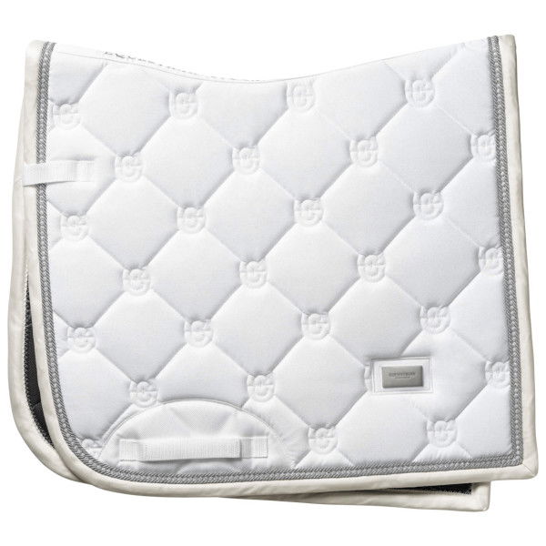 Equestrian Stockholm Schabracke Timeless White Glimmer, Dressurschabracke