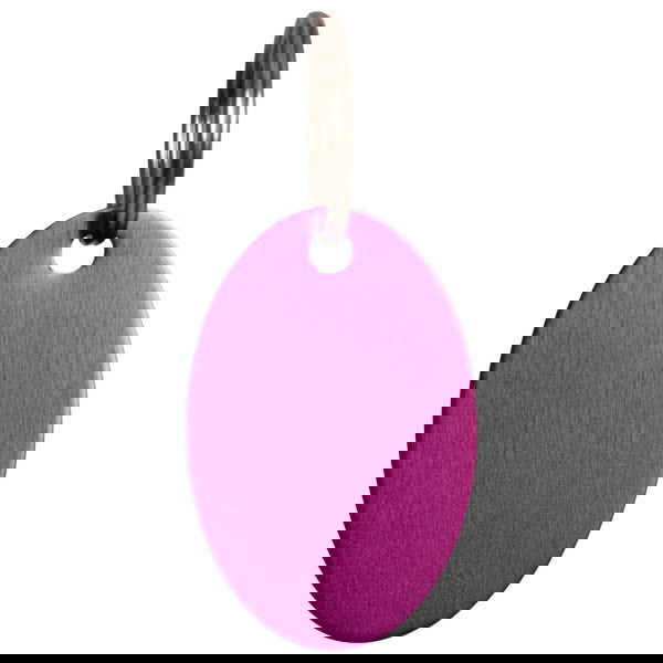 Grooming Deluxe Namensschild Oval, Metall, Anhänger