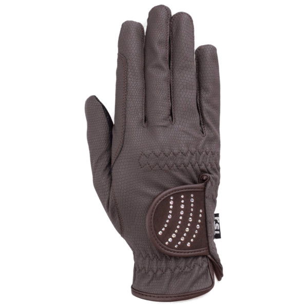 RSL Riding Gloves Dubai, with Rhinestones, Synthetic Leather