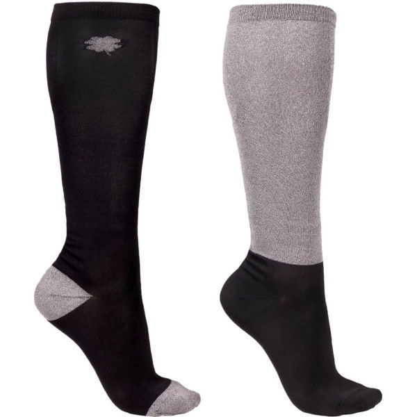 QHP Riding Socks Gift Box, Knee Socks, Set of 2