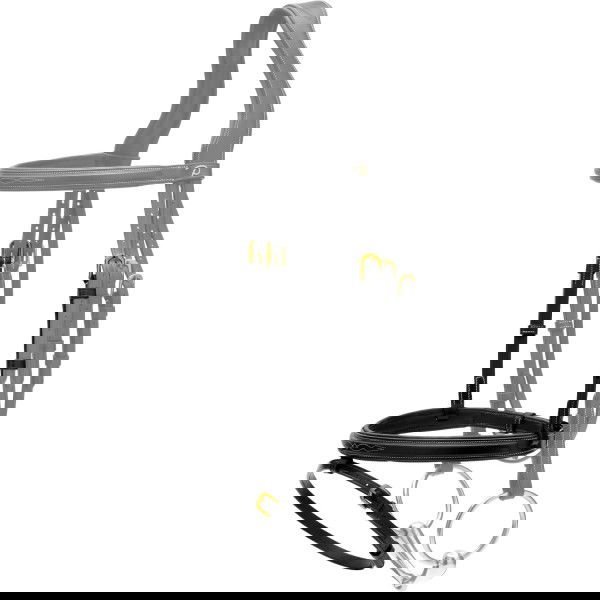 Dyon Wechselnasenriemen Plaited Stiff DC, englisch kombiniert