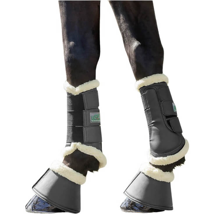 USG Hufglocken Breathopren, Springglocken, mit Kunstfell