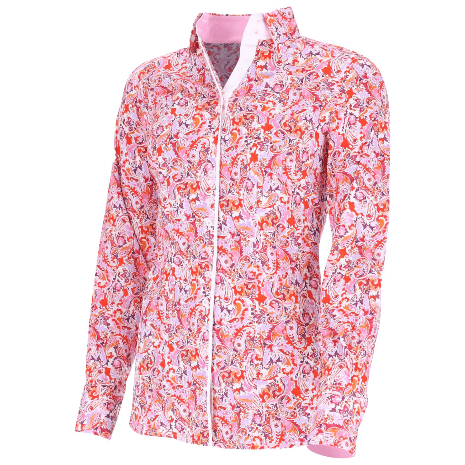 Fior da Liso Bluse Damen Luna Paisley L, langarm