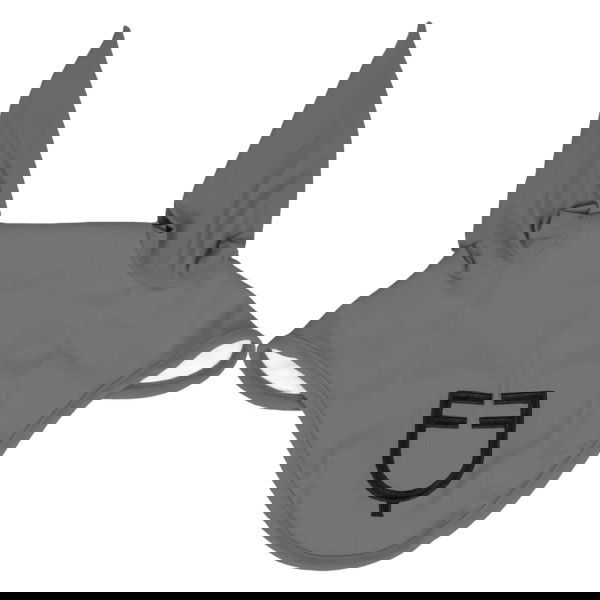 Equestro Fly Bonnet Stretch with Logo, Fly Cap, Fly Ears