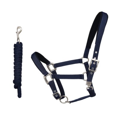 Free Gift Kingsland Halter Classic, with Lead Rope (Navy, Full) from £279 purchase value