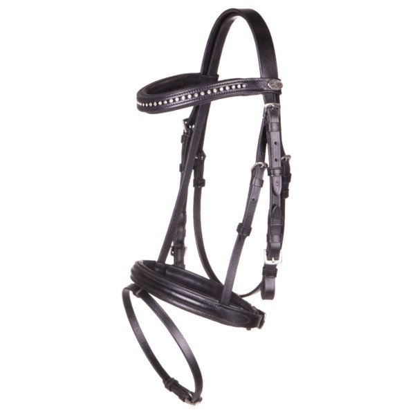 QHP Bridle Beli, Snaffle Bridle, with Reins, for Shetty and Ponys