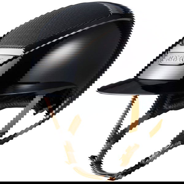 Kask Riding Helmet Star Lady Pure Shine Chinstrap Leather Light Brown