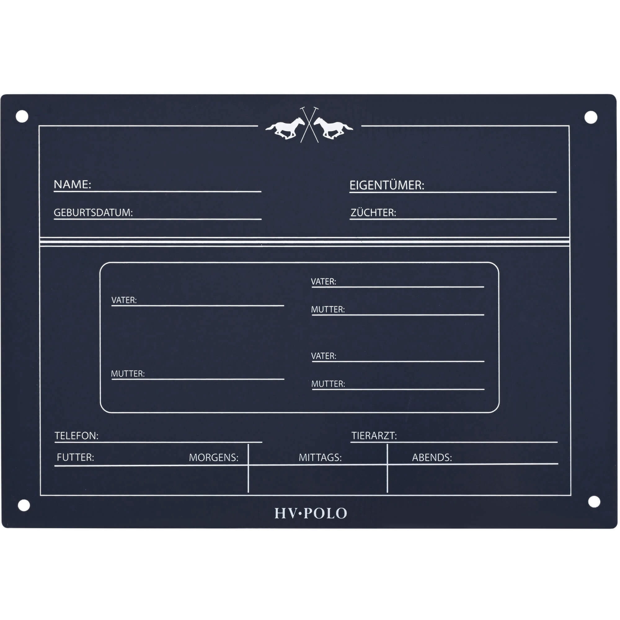 HV Polo Boxenschild HVPPolo