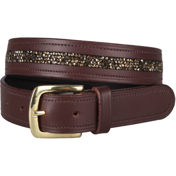 QHP Belt Lupine, Riding Belt, Leather Belt