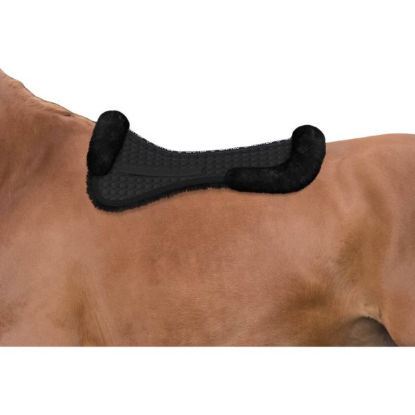 Mattes Lambskin Pad Dressage, Saddle Pad, with Fur Edge Front and Back