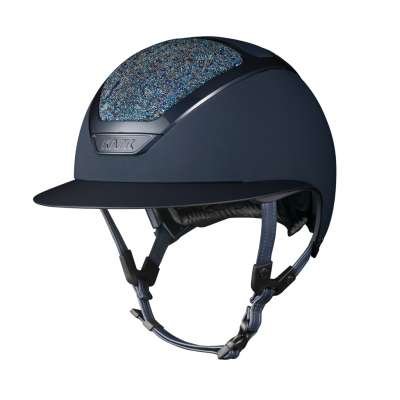 Kask Reithelm Star Lady Chrome Crystals Midnight