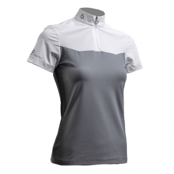 Cavalleria Toscana Women´s Tournament Shirt Tech Piquet And Jersey S/S Zip FS21