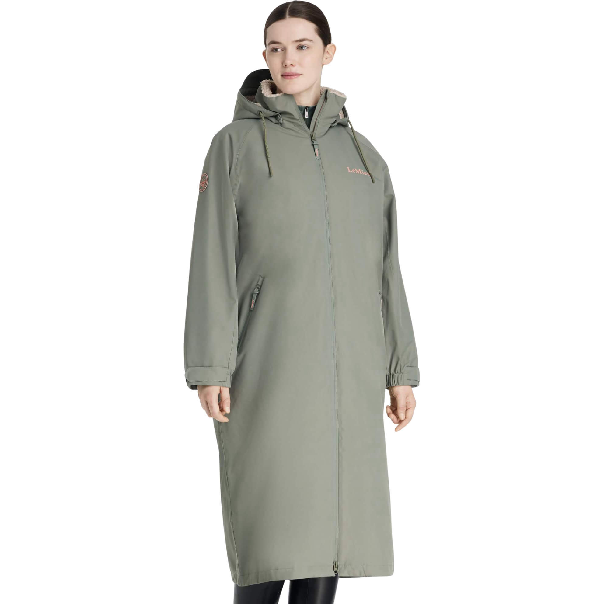 LeMieux Mantel Damen HydroShield HW25, Regenmantel, Reitmantel, wasserdicht, mit Kapuze
