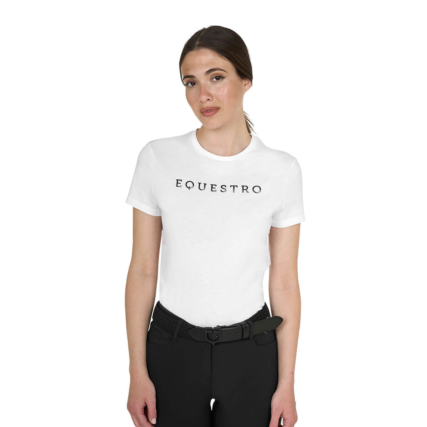 Equestro T-Shirt Damen Logo FS26, kurzarm