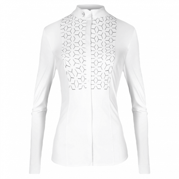 Laguso Women's Competition Shirt Janne Allover FW22, Competition Blouse, long-sleeved