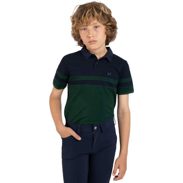 Maximilian Equestrian Poloshirt Jungen YR Glee, kurzarm