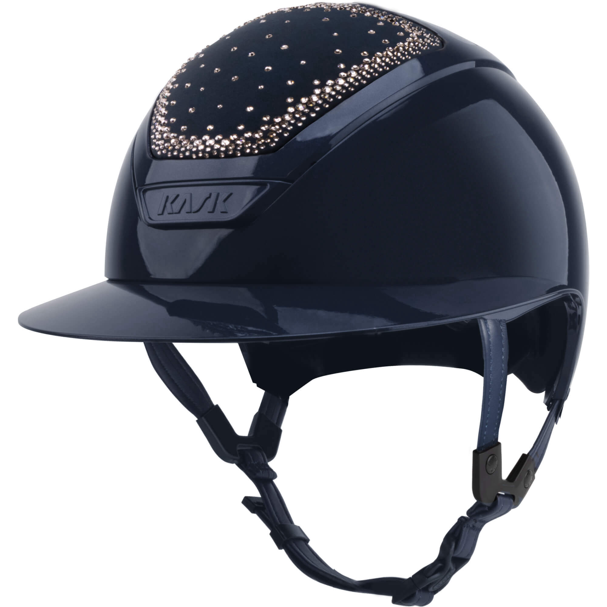 Kask Reithelm Star Lady Pure Shine Swarovski In-Out Vintage Rose